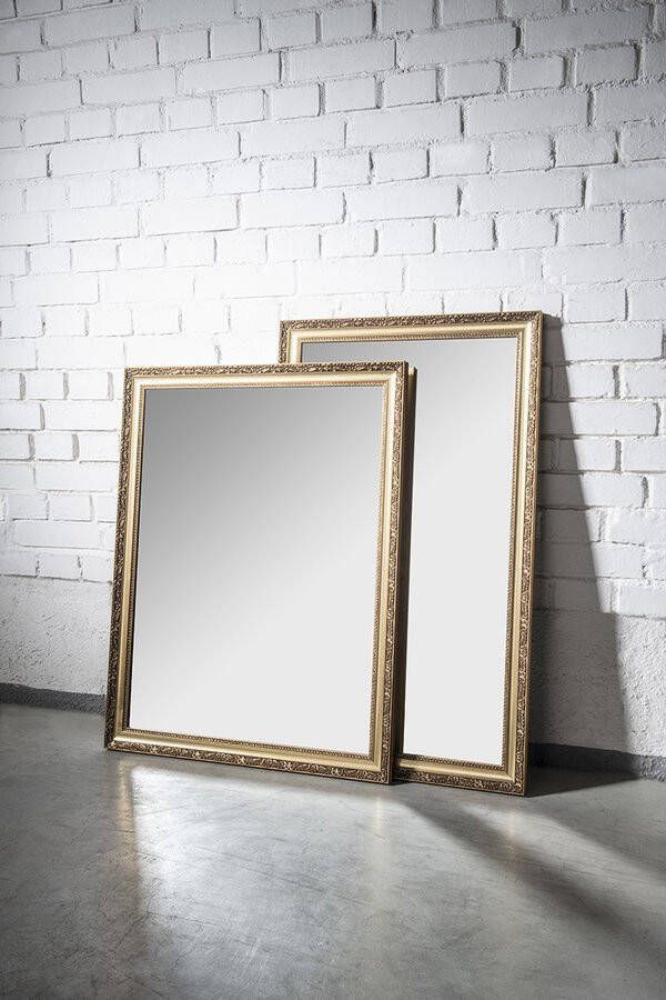Sapho Bohemia spiegel met houten lijst 60x100 goud