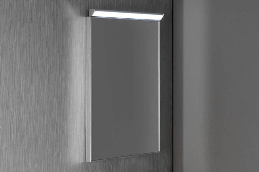 Sapho Bora spiegel met LED verlichting met switch 40x60 cm chroom