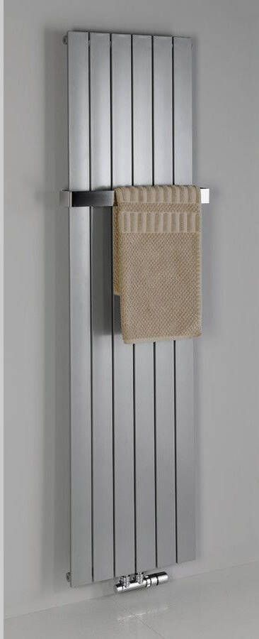 Sapho Colonna handdoekradiator 30x180 cm zilver 614W