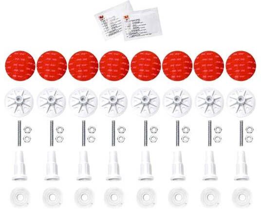 Sapho douchebak potenset (8 stuks)