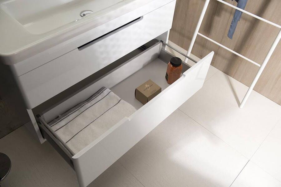 Sapho Ella Badkamermeubel keramiek 95 cm wit