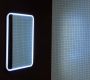 Sapho Float rechthoekige spiegel met LED verlichting 50x70 cm witte frame - Thumbnail 2