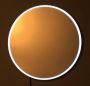 Sapho Float ronde spiegel met LED verlichting dia 74 cm wit - Thumbnail 2