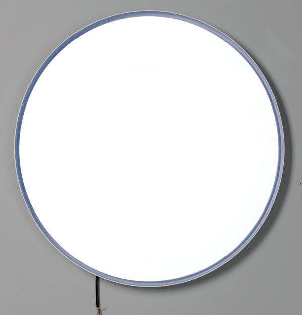 Sapho Float ronde spiegel met LED verlichting dia 60 cm wit