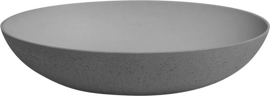 Sapho Formigo betonnen wastafel 60x40cm grijs