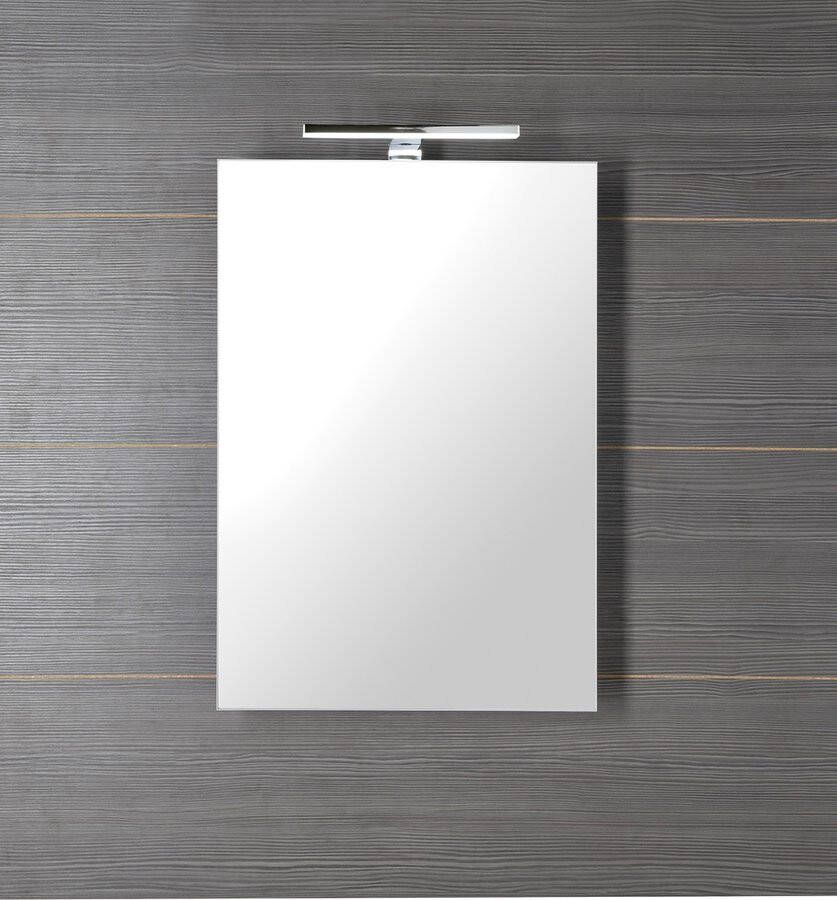 Sapho Greta spiegelkast met verlichting 50x70 mat wit