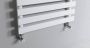 Sapho Jalousi Handdoekradiator badkamer 50x95 cm 328W wit - Thumbnail 4