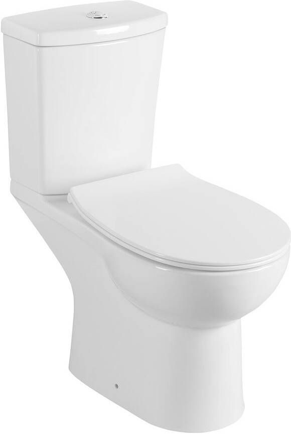 Sapho Kairo Toiletcombinatie met bidet P-sifon incl. spoelsysteem