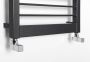 Sapho Designradiator Mateo Recht 60x137.6 cm 752W Antraciet - Thumbnail 3