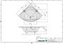 Sapho Polysan Alexandra inbouw hoekbad Acryl 140x140 cm wit - Thumbnail 3