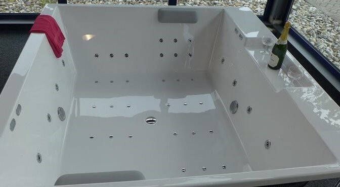 Polysan Came bubbelbad met Basic systeem 175 x175 cm wit