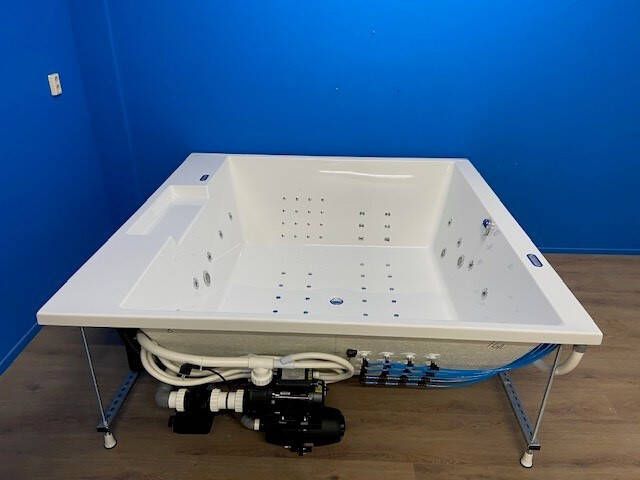 Polysan Came bubbelbad met Excellent systeem 175x175 wit