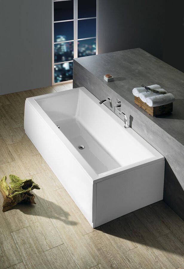 Polysan Cleo rechthoekig bad 170x70x48cm wit