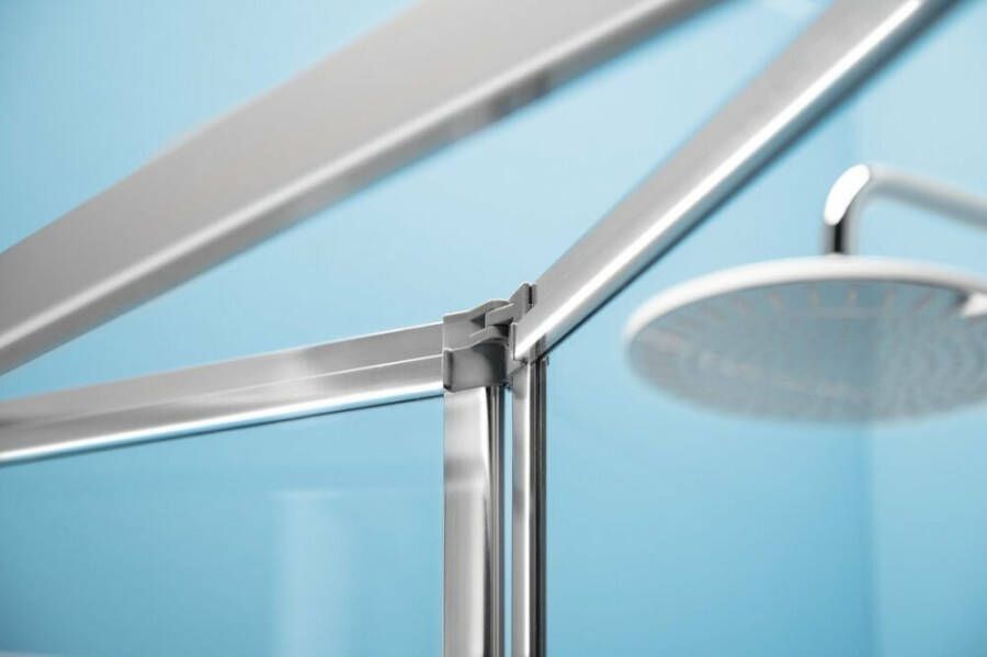 Polysan Easy Line rechthoekige douchecabine 70x90 cm chroom