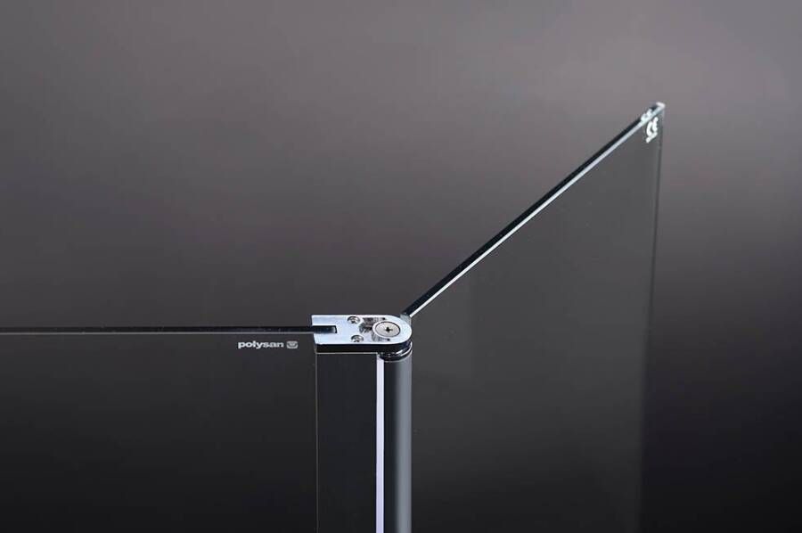 Polysan Modular inloopdouche 70 met draaibare zijwand 50 antikalk