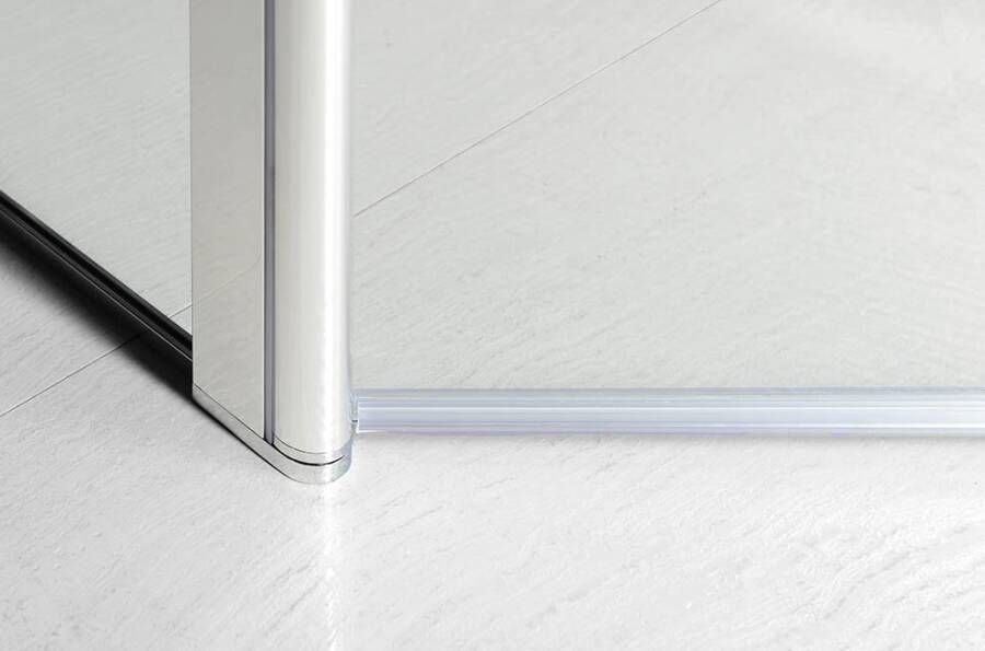 Polysan Modular inloopdouche 90 met draaibare zijwand 40 antikalk