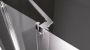 Sapho Polysan Modular Shower inloopdouche glasplaat met schuifdeur 160x200 chroom - Thumbnail 3