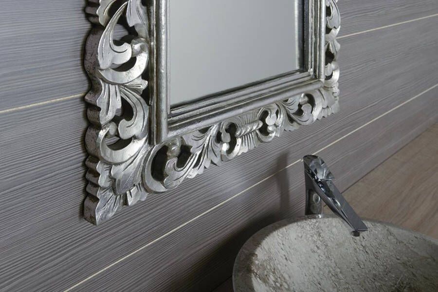 Sapho Scule Spiegel met frame 70x100cm Silver Antique