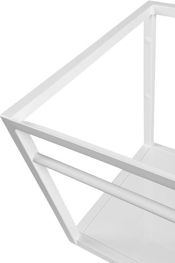 Sapho SKA Moderno badkamermeubel met stalen frame 90 mat wit