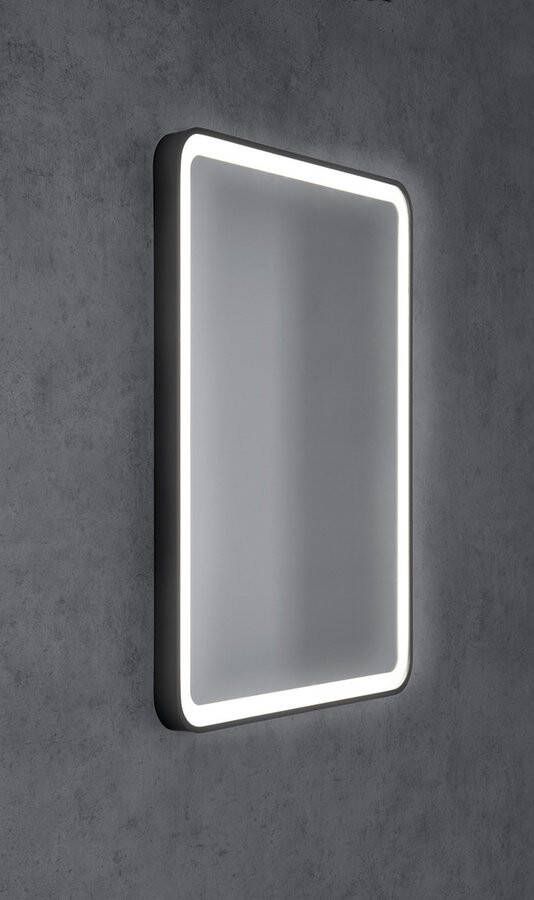 Sapho Venero LED licht spiegel 60x80 zwart