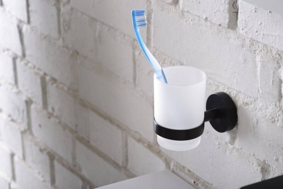 Sapho X-Round Black Beker houder Black