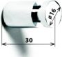 Sapho X-Round E Handdoekhaak 30mm chroom - Thumbnail 3