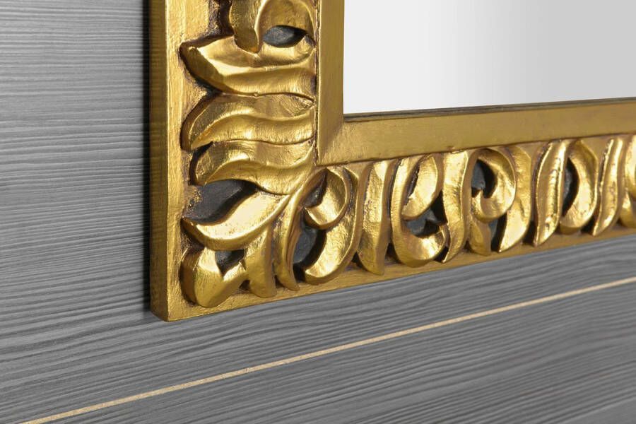 Sapho Zeegras spiegel met houten lijst 70x100 goud