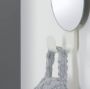 Sealskin Brix handdoek haak inclusief spiegel 13x6x4.5 cm wit - Thumbnail 3