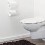Sealskin Brix metalen toiletrolhouder 12.5x11.6x25.5 cm wit - Thumbnail 5