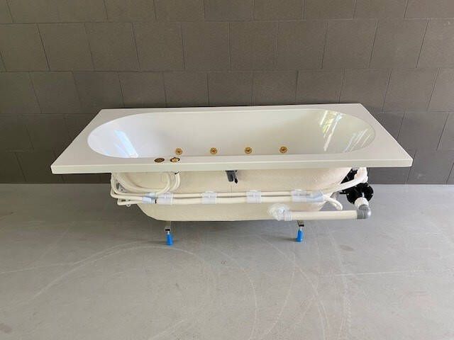 Sealskin bubbelbad met WP2 systeem 180x80 wit goud