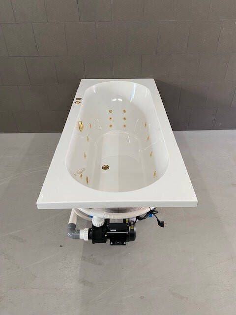 Sealskin bubbelbad met WP2 systeem 190x90 wit goud