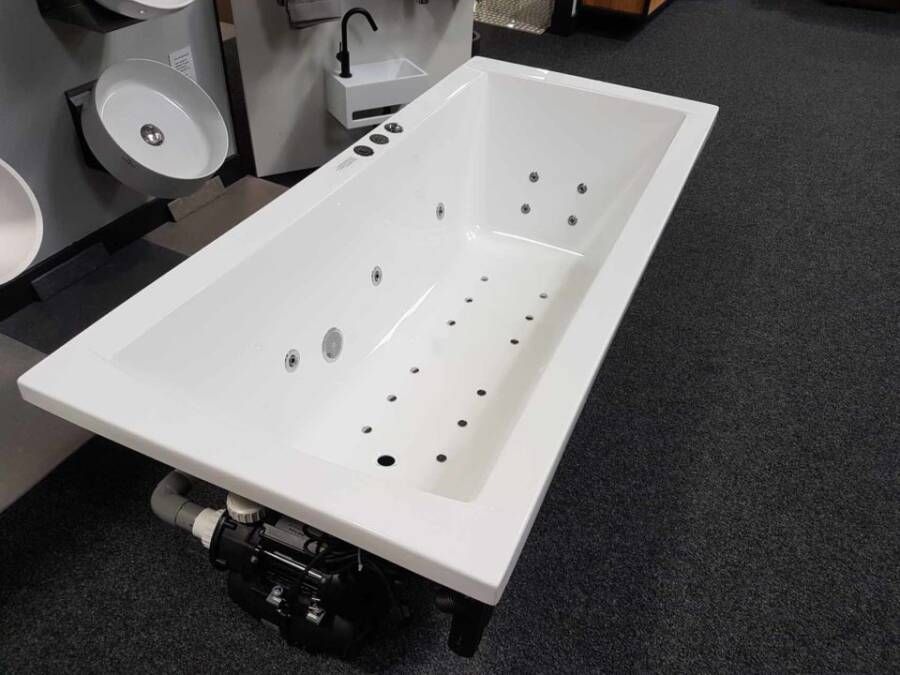 Sealskin Trend bubbelbad met WP3 systeem en verlichting 160x70 wit