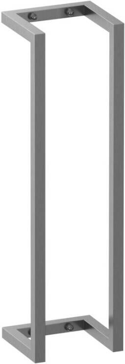 Topa Combi handdoekbeugel geborsteld RVS