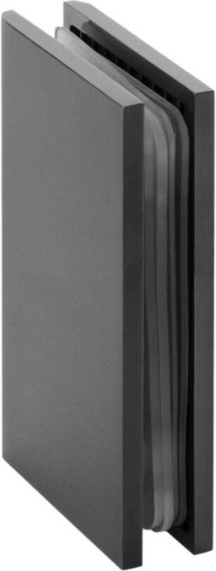 Topa Creative profielloze nisdeur links 2 delig 120 breedte deur 70 gunmetal