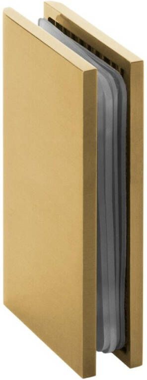 Tapo Creative rechthoekige douchecabine 3-delig 140x100 goud