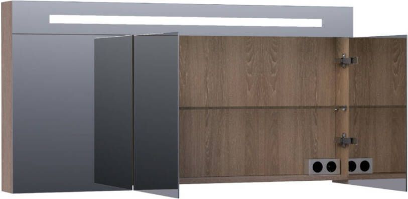 Topa Double Face spiegelkast 140 legno viola