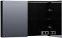 Saniclass Dual Spiegelkast 100x70x15cm 2 links- rechtsdraaiende spiegeldeur MDF hoogglans zwart 7165 - Thumbnail 2