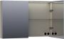 Brauer Dual Spiegelkast 100x70x15cm 2 links- rechtsdraaiende spiegeldeur MDF mat taupe 7171 - Thumbnail 2