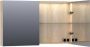 Saniclass Dual Spiegelkast 120x70x15cm 2 links- rechtsdraaiende spiegeldeur MFC legno calore 7776 - Thumbnail 3