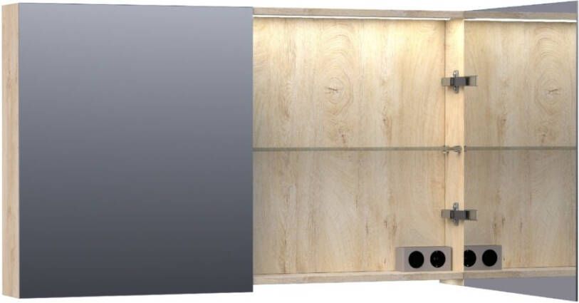 Topa Dual spiegelkast 120 sahara