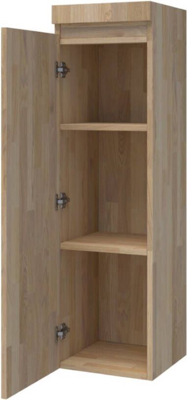 Topa Natural Wood Solution kolomkast linksdraaiend 120 grey oak