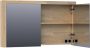 IChoice spiegelkast met kader 120x70cm massief eiken Grey Oak - Thumbnail 3