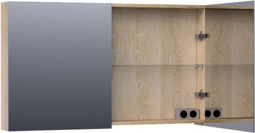 Topa Plain spiegelkast 120 legno calore