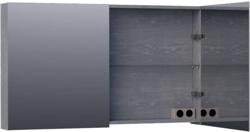 Topa Plain spiegelkast 120 purple oak