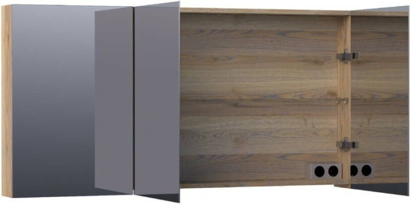 Topa Plain spiegelkast 140 vintage oak