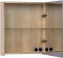 BRAUER Plain Spiegelkast 60x70x15cm 1 rechtsdraaiende spiegeldeur MFC legno calore SK-PL60RLC - Thumbnail 3