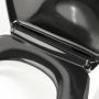 Tiger Toiletbril Ventura Softclose Duroplast Zwart 37.5x4.5x45cm 251490746 - Thumbnail 3