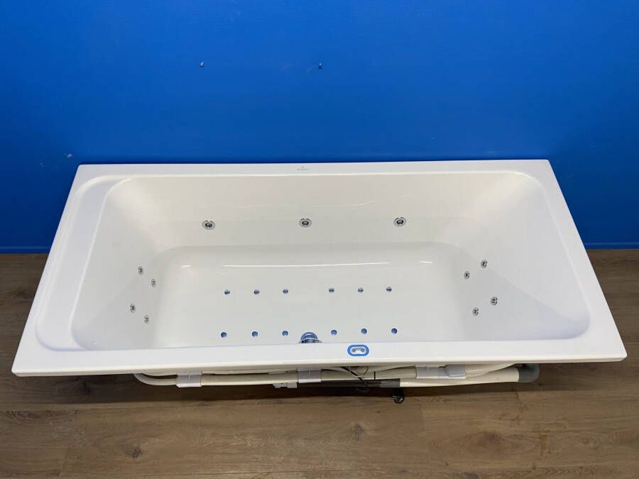 Villeroy & Boch Architectura bubbelbad met Basic systeem 180x80 wit