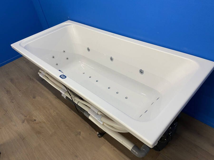 Villeroy & Boch Architectura bubbelbad met Basic systeem 180x80 wit