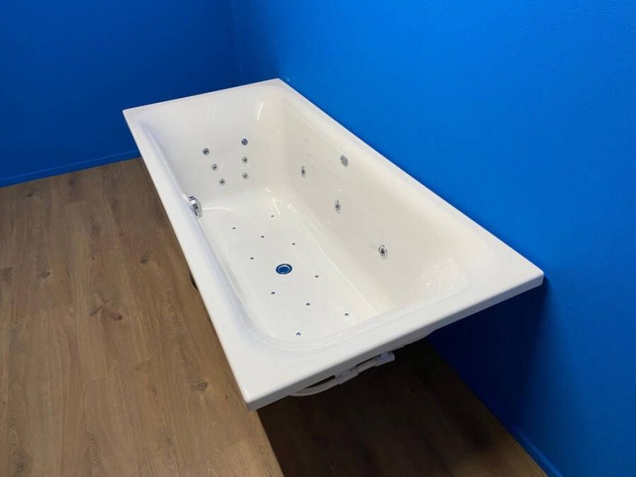 Villeroy & Boch O.Novo bubbelbad met Basic systeem 180x80 wit